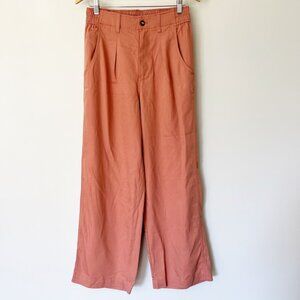Madewell Pants Size 6 The Neale Straight-Leg Pant in Drapeweave Rose Pink NWT